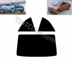                                 Oto Cam Filmi - Nissan Micra (2 kapı, cabriolet, 2005 - 2010) Solar Gard - NR Smoke Plus serisi
                            